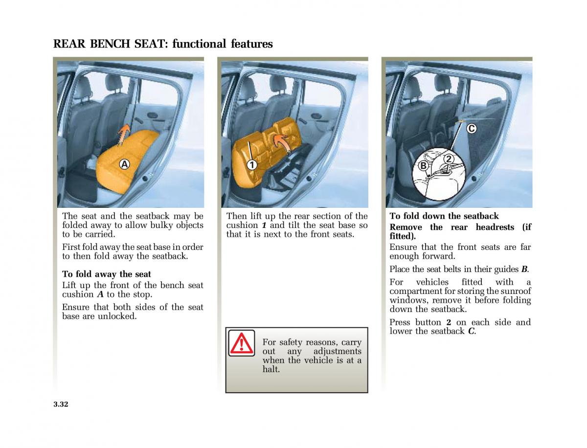 Renault Modus owners manual / page 167