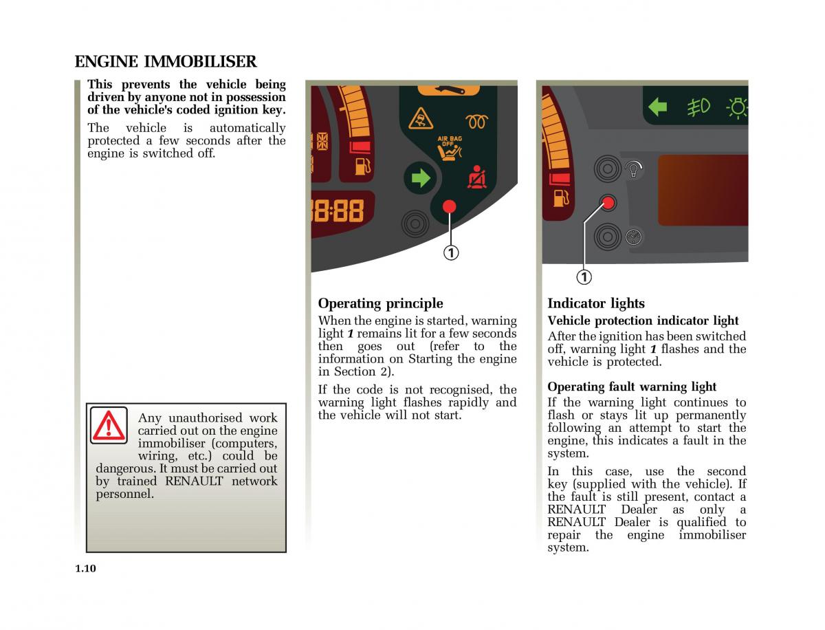 Renault Modus owners manual / page 17