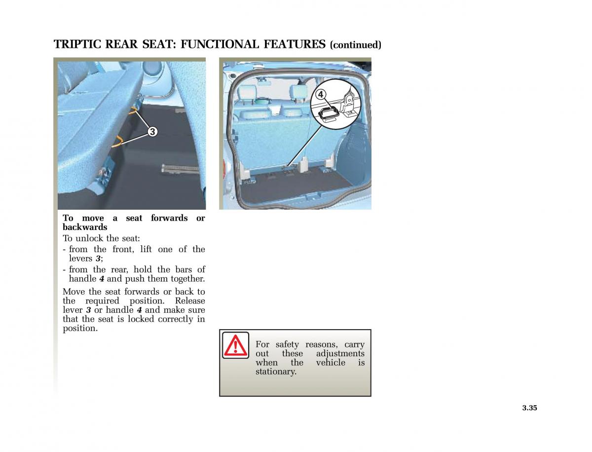 Renault Modus owners manual / page 170