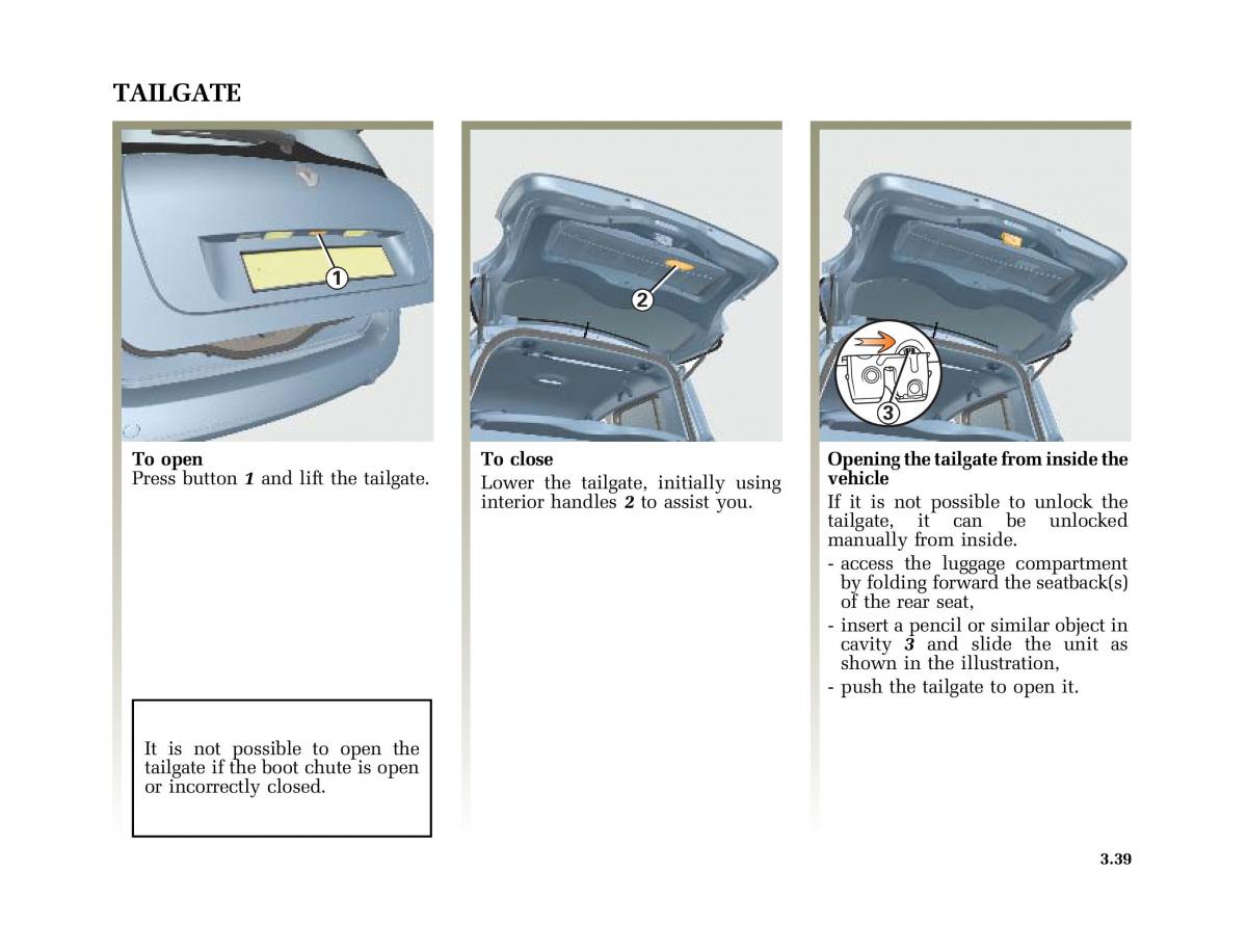 Renault Modus owners manual / page 174