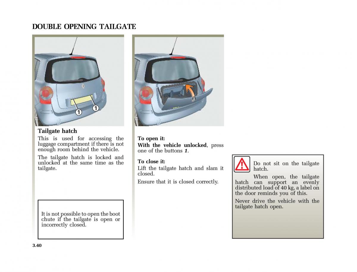 Renault Modus owners manual / page 175