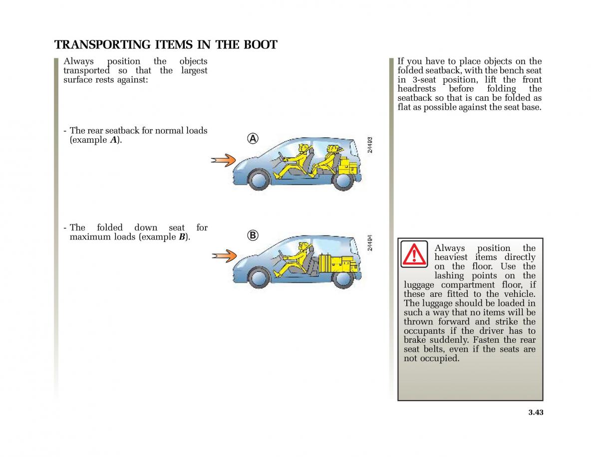 Renault Modus owners manual / page 178