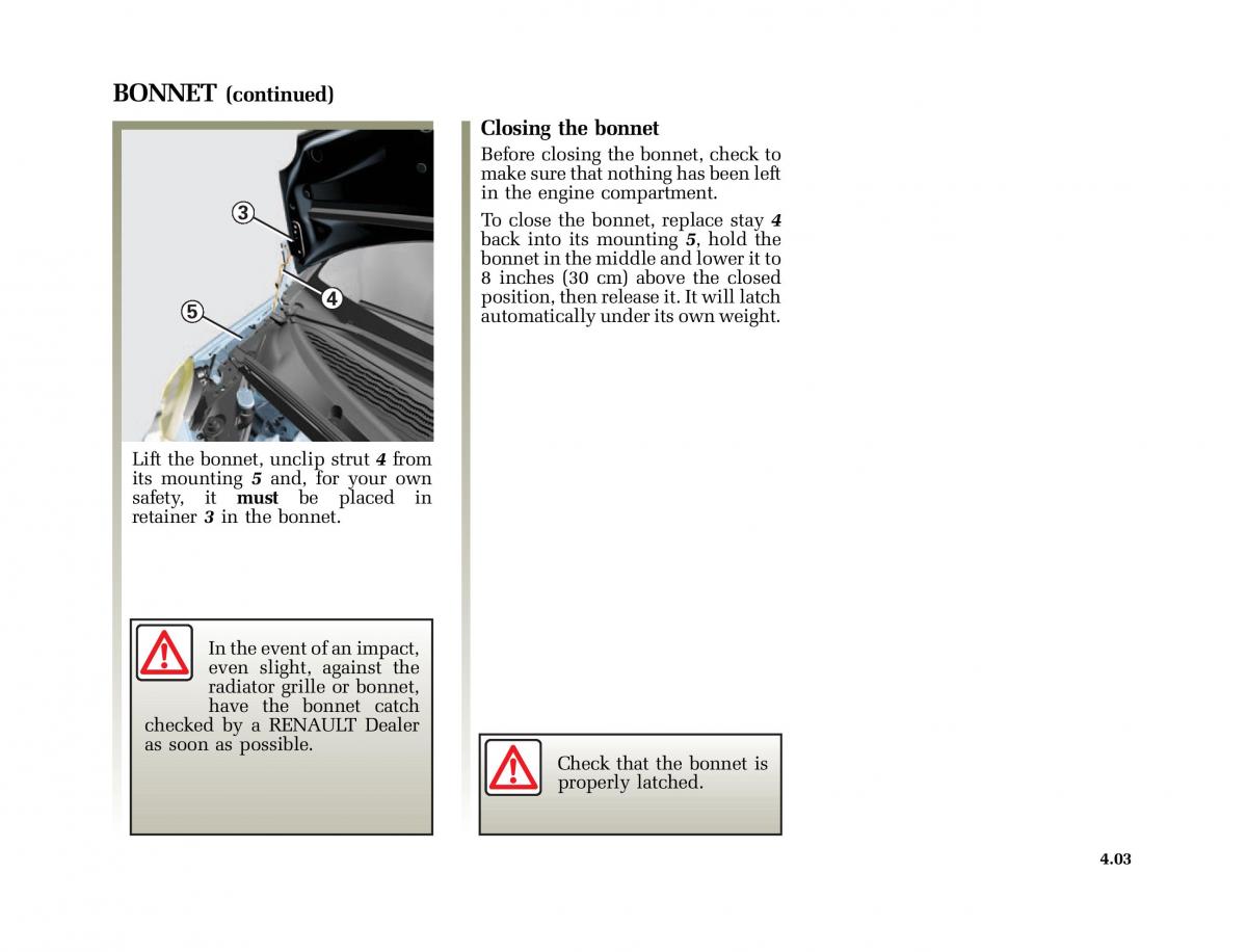 Renault Modus owners manual / page 184