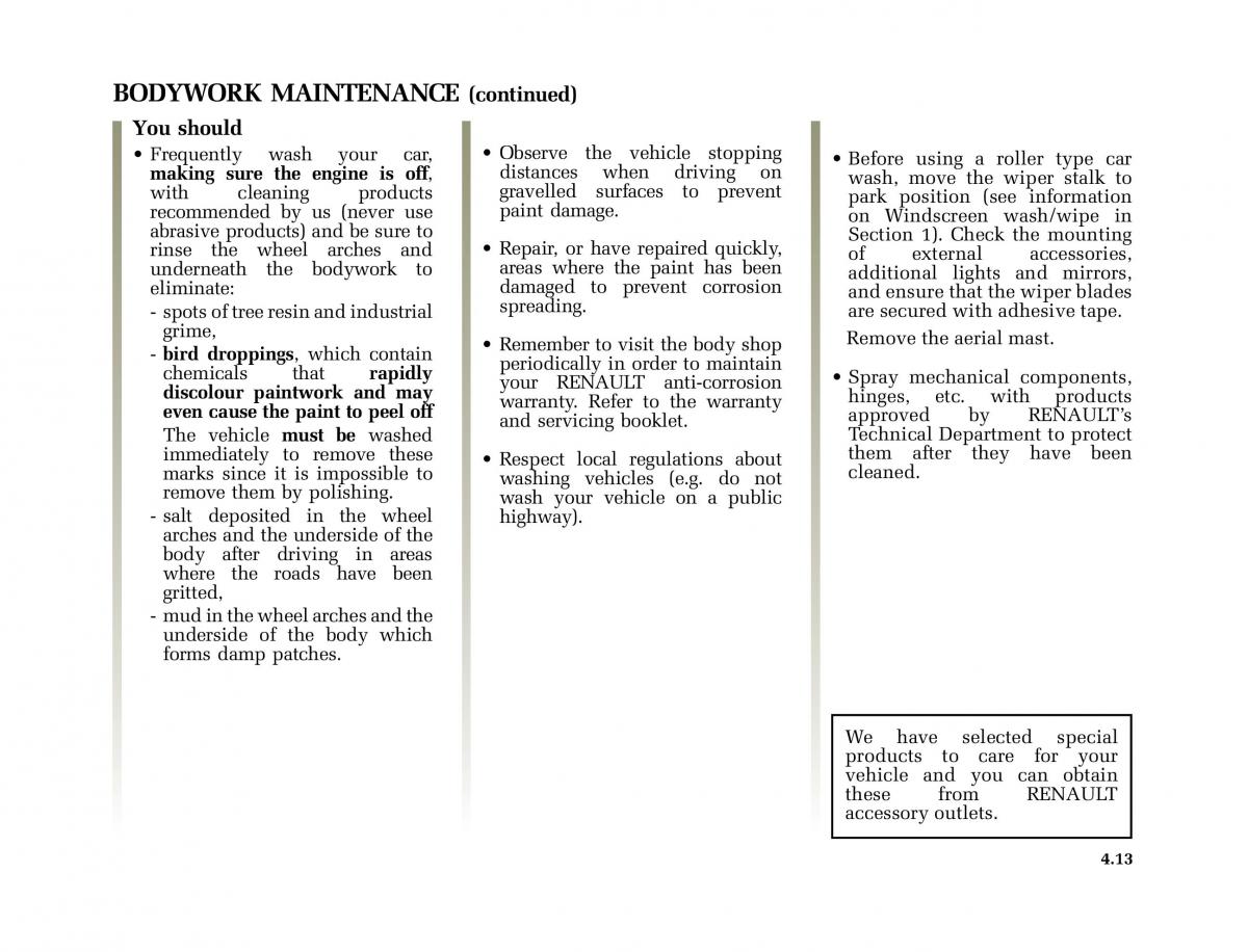 Renault Modus owners manual / page 194