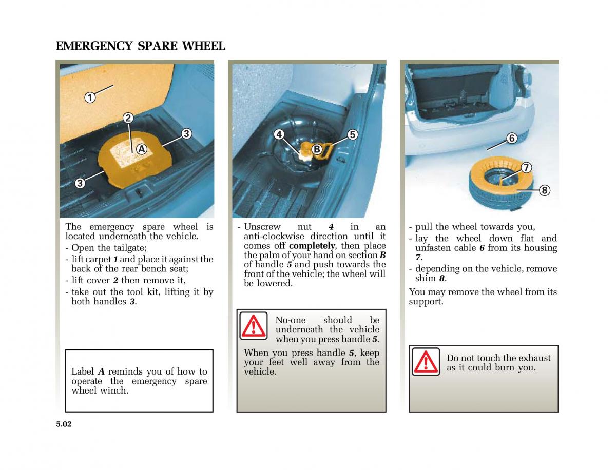 Renault Modus owners manual / page 197