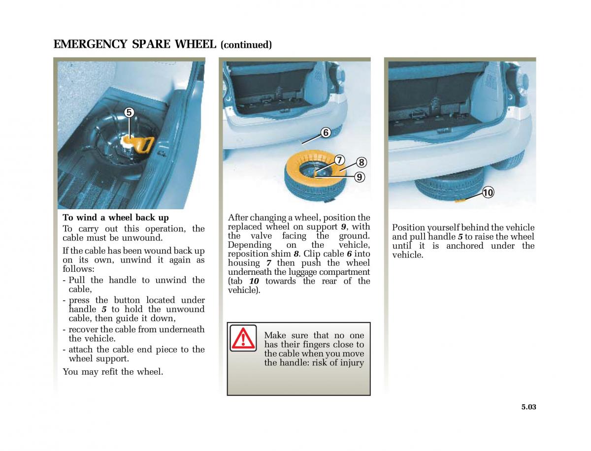 Renault Modus owners manual / page 198