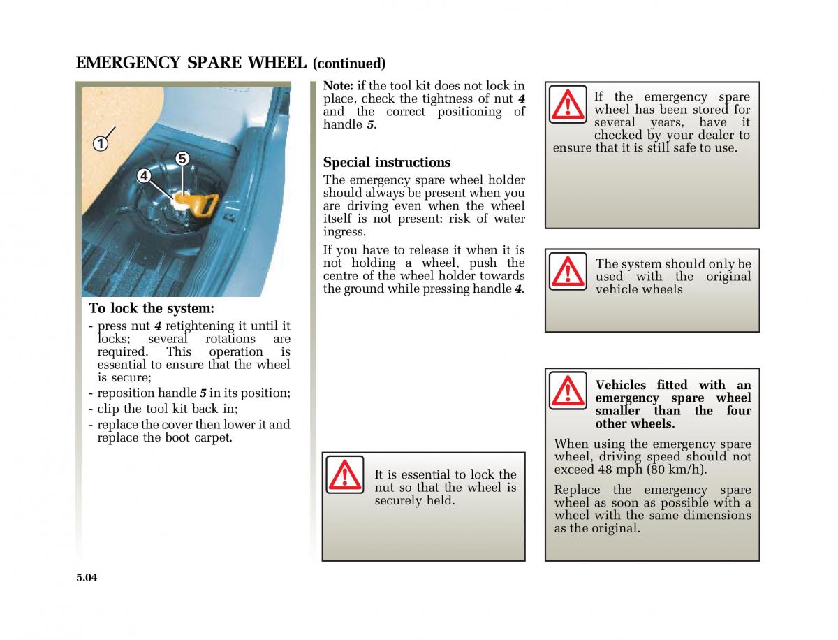 Renault Modus owners manual / page 199