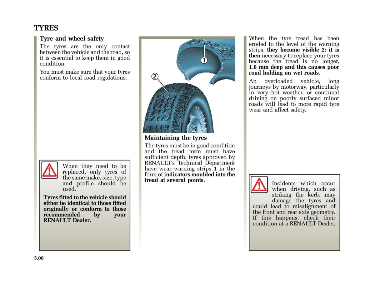 Renault Modus owners manual / page 203