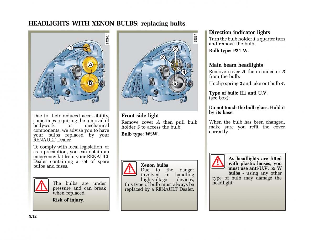 Renault Modus owners manual / page 207