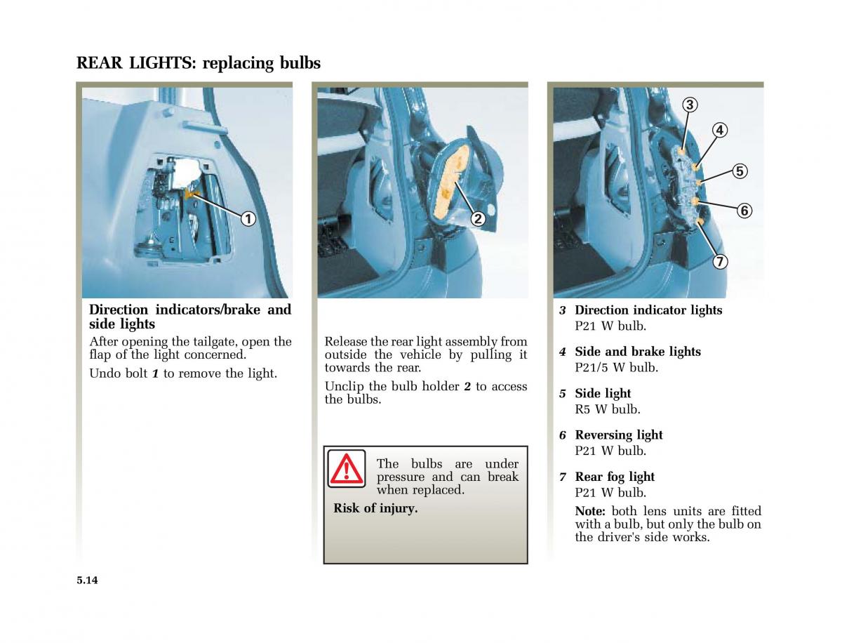 Renault Modus owners manual / page 209