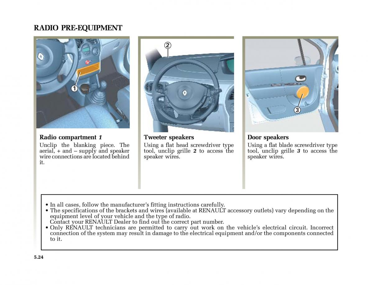 Renault Modus owners manual / page 219