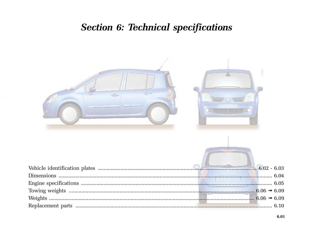 Renault Modus owners manual / page 232