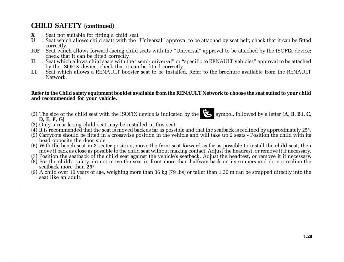 Renault Modus owners manual / page 36