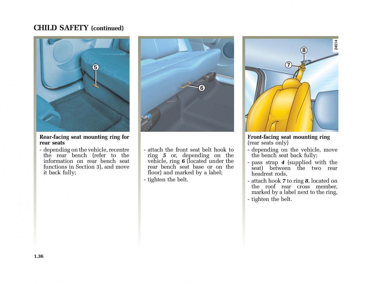 Renault Modus owners manual / page 43