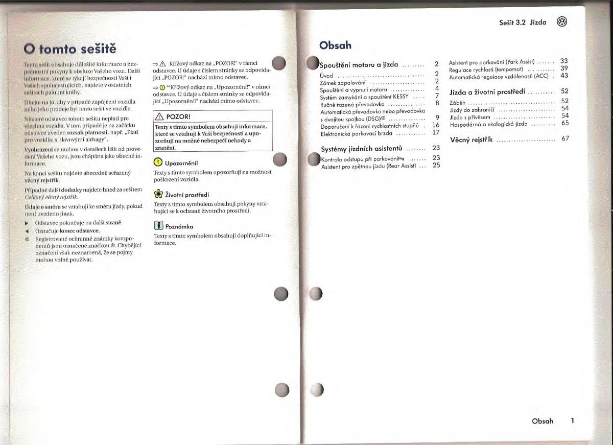 VW Passat B6 navod k obsludze / page 62