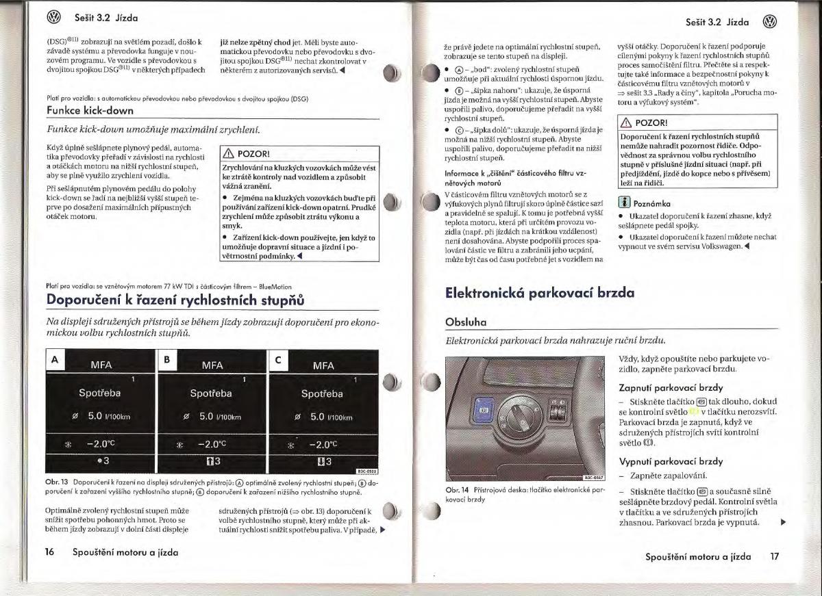 VW Passat B6 navod k obsludze / page 69