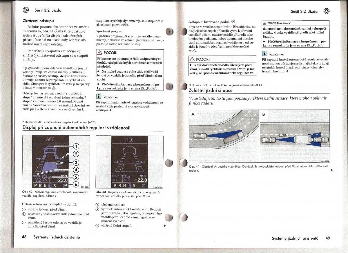 VW Passat B6 navod k obsludze / page 85