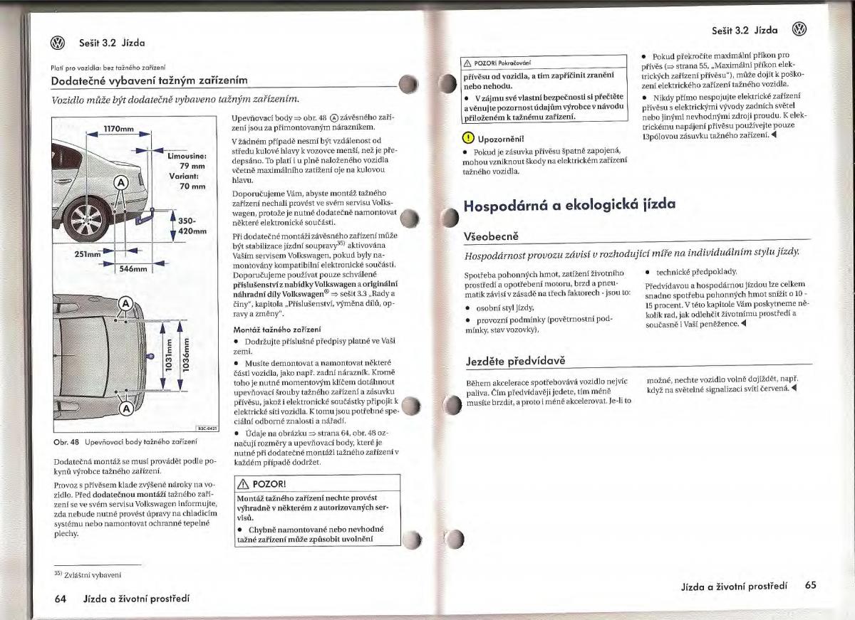 VW Passat B6 navod k obsludze / page 93