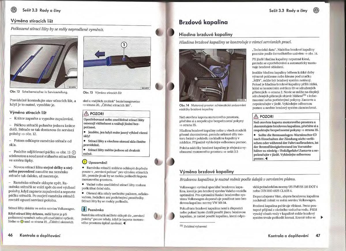 VW Passat B6 navod k obsludze / page 118