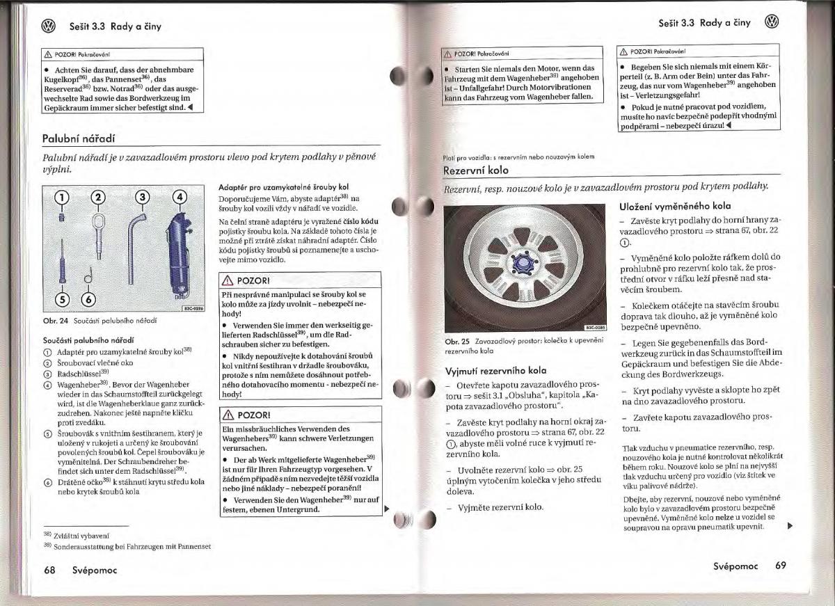 VW Passat B6 navod k obsludze / page 129