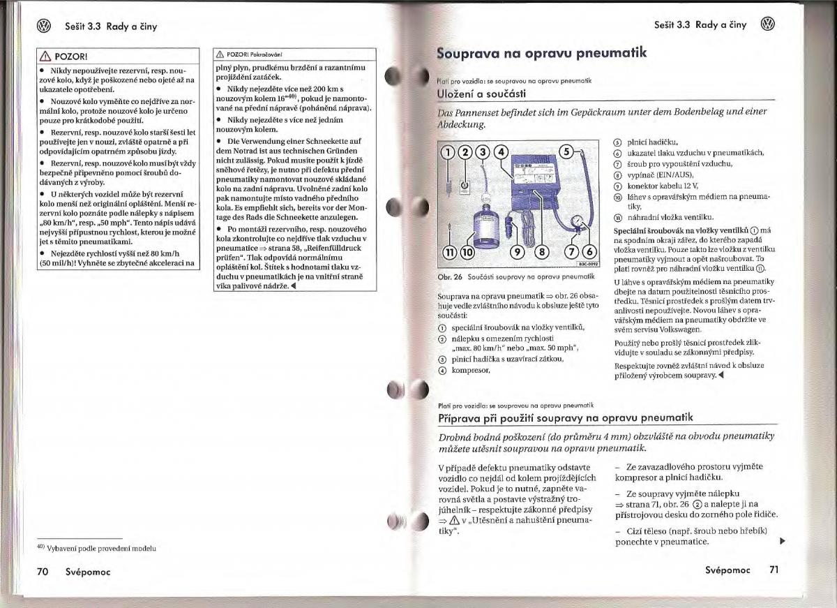 VW Passat B6 navod k obsludze / page 130