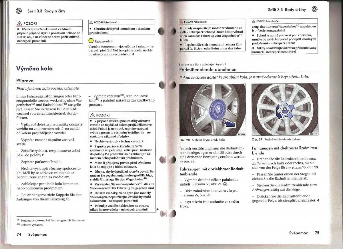 VW Passat B6 navod k obsludze / page 132