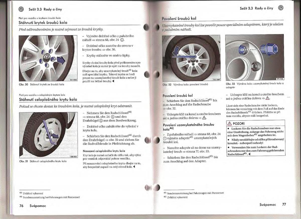 VW Passat B6 navod k obsludze / page 133