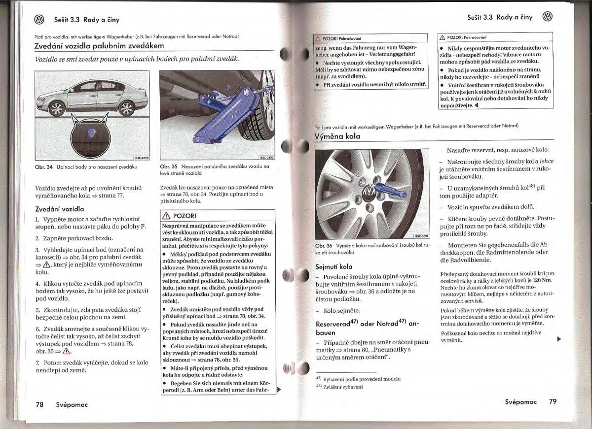 VW Passat B6 navod k obsludze / page 134