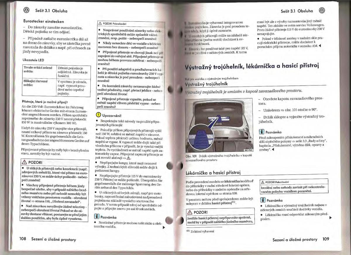 VW Passat B6 navod k obsludze / page 52