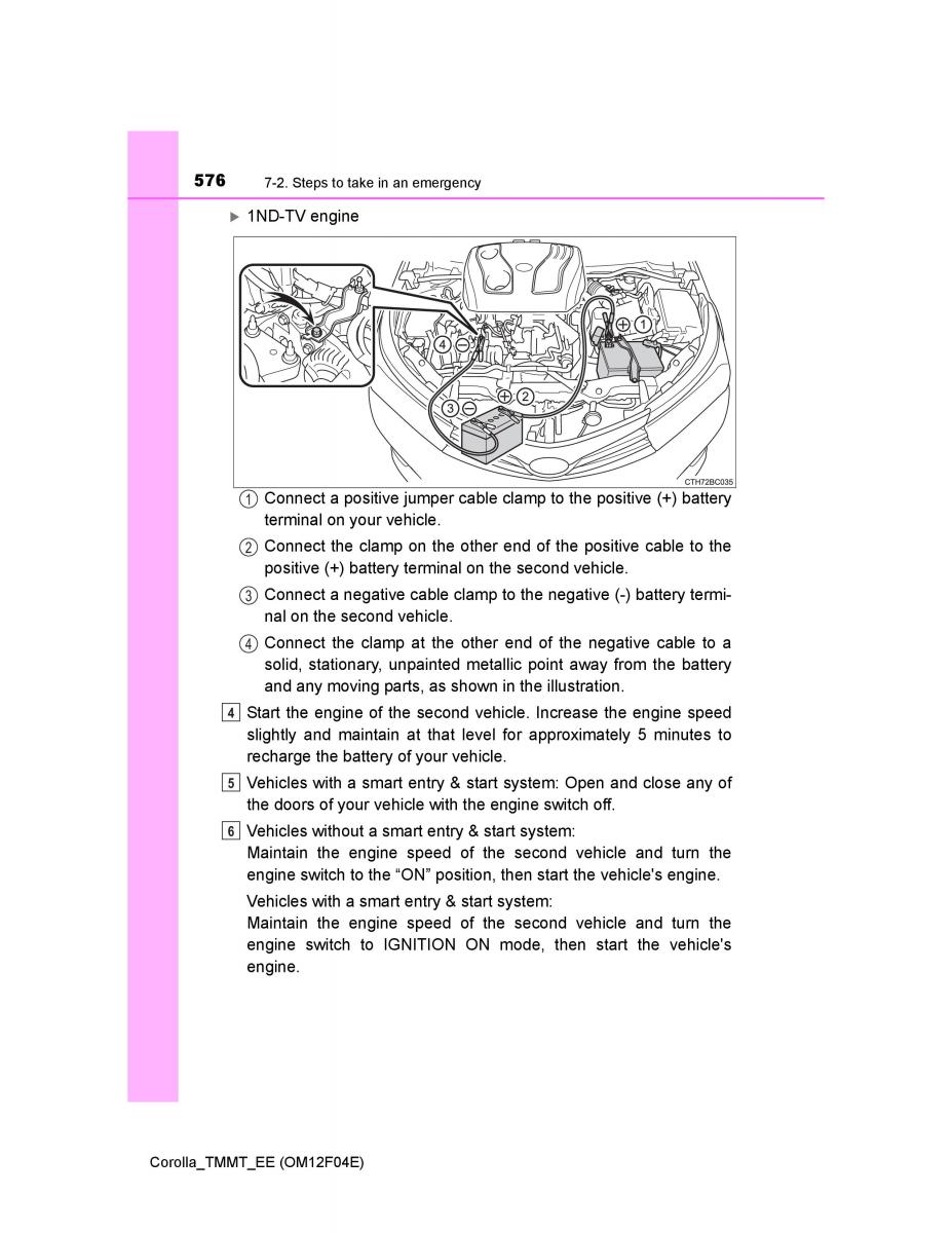 Toyota Corolla XI 11 E160 owners manual / page 576