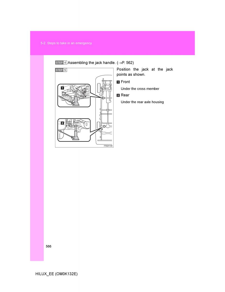 Toyota Hilux VII 7 owners manual / page 566