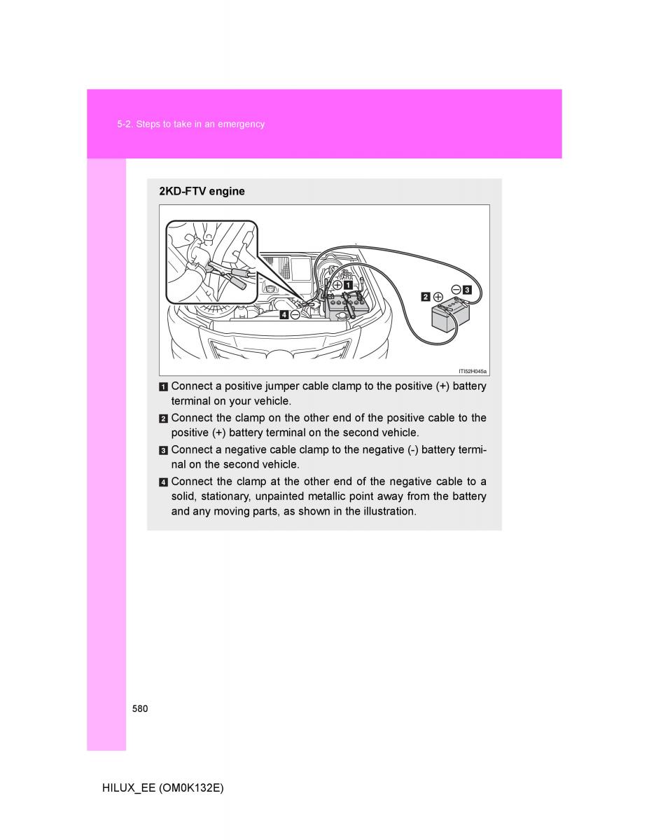 Toyota Hilux VII 7 owners manual / page 580