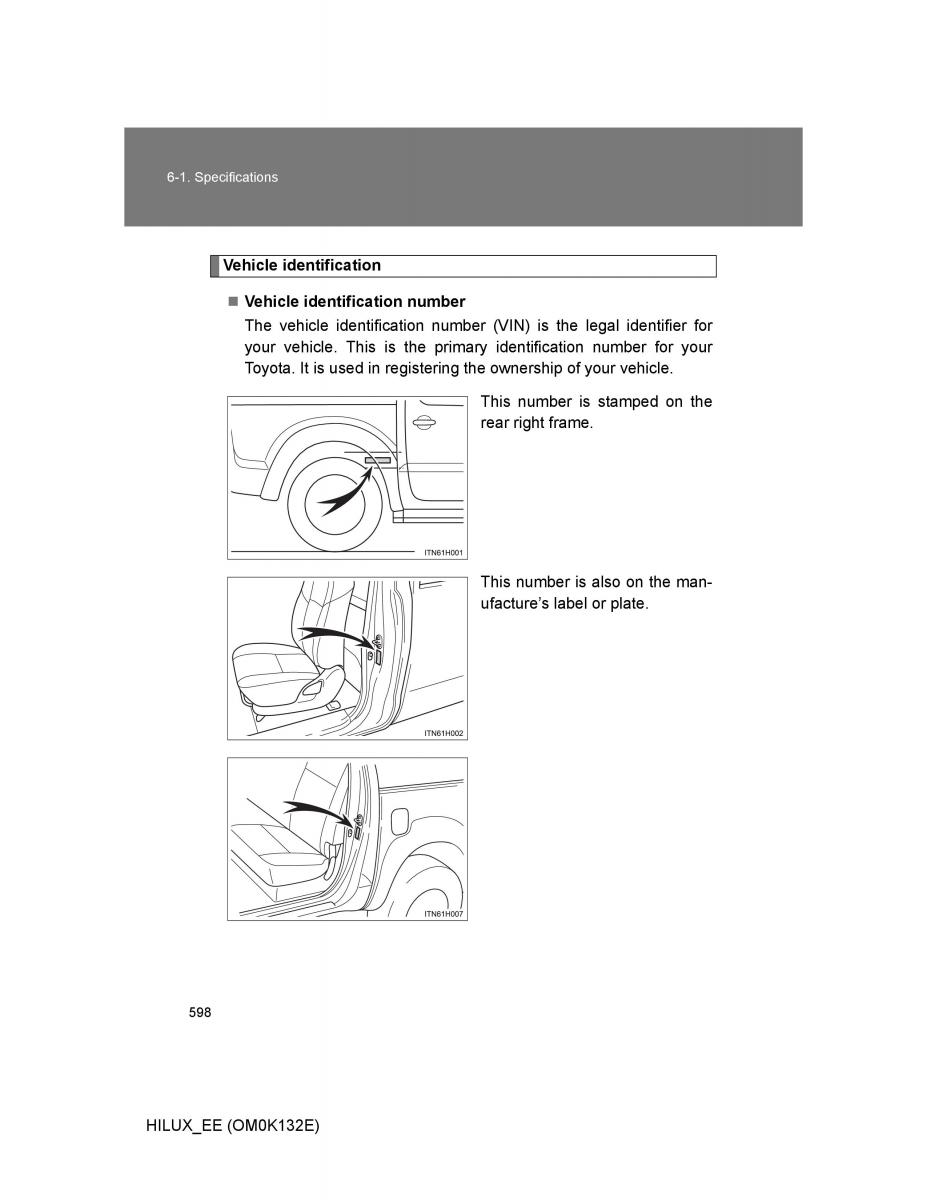 Toyota Hilux VII 7 owners manual / page 598