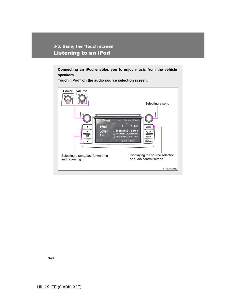 Toyota Hilux VII 7 owners manual / page 346