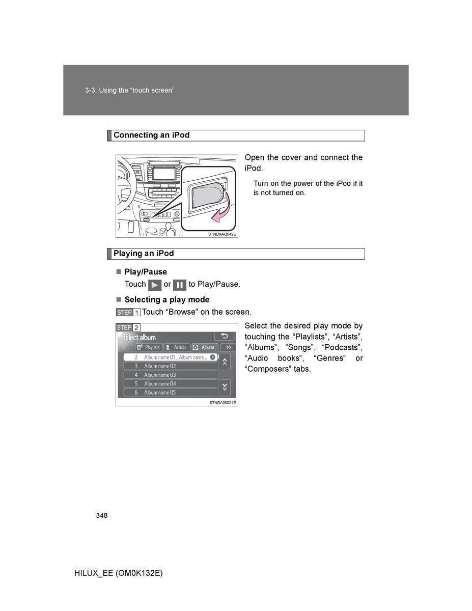 Toyota Hilux VII 7 owners manual / page 348