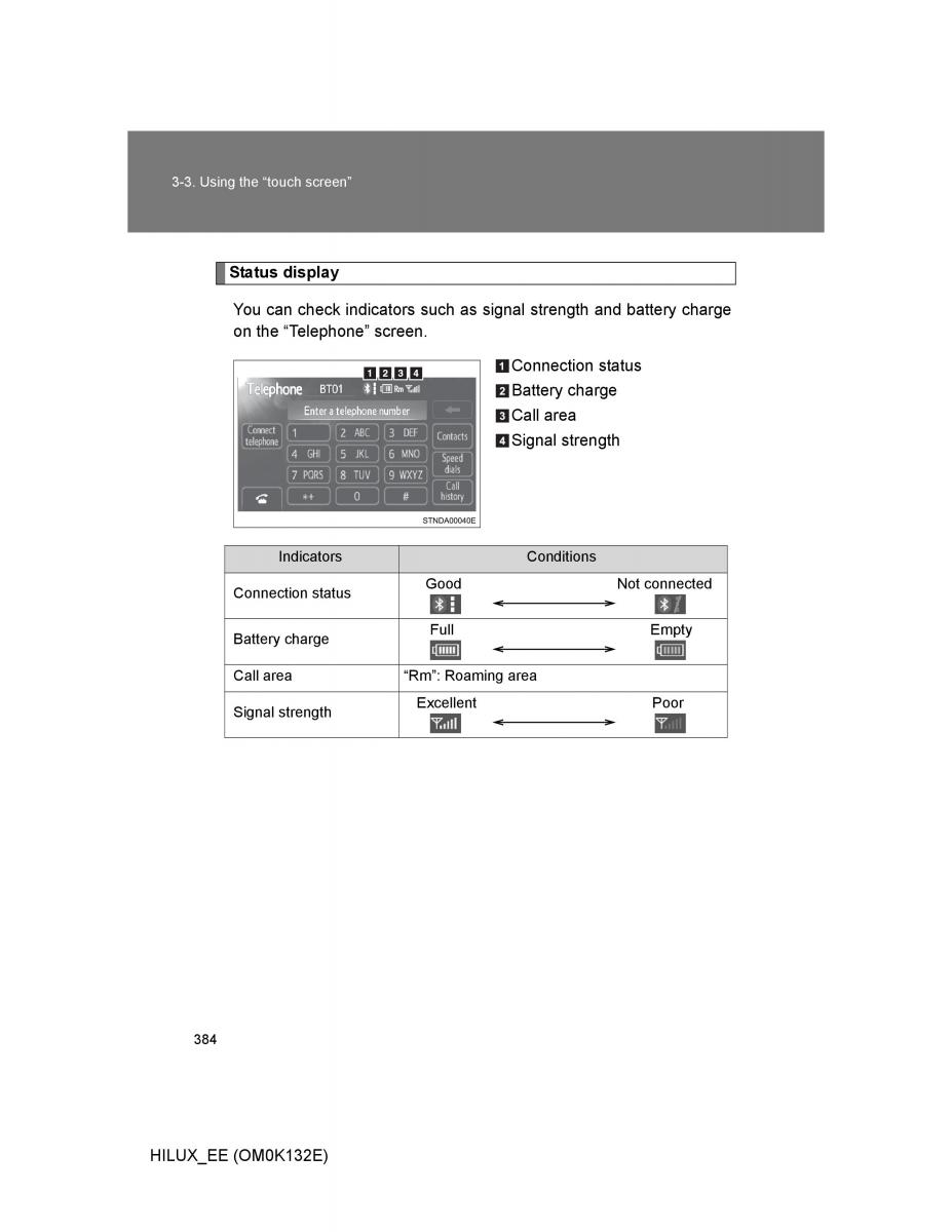 Toyota Hilux VII 7 owners manual / page 384