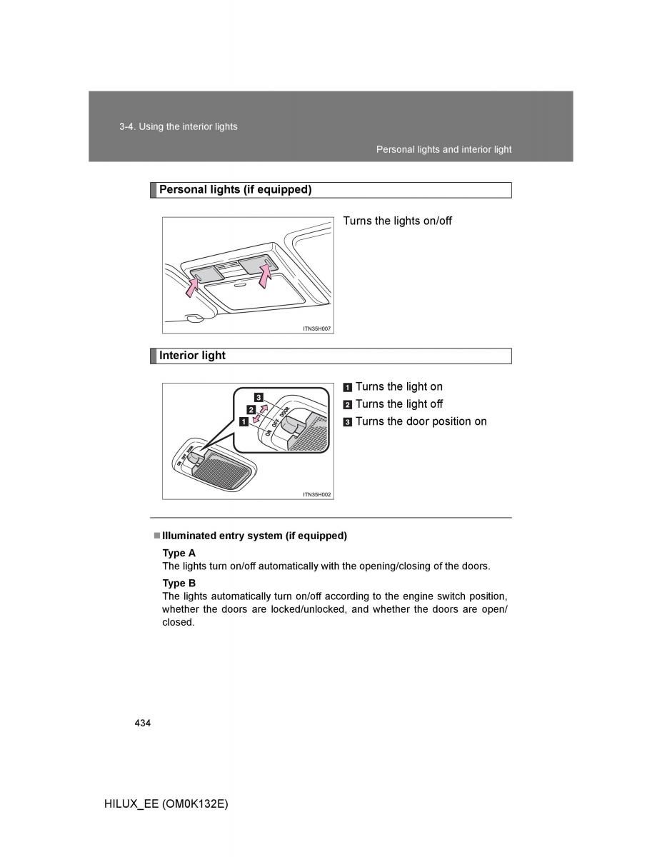 Toyota Hilux VII 7 owners manual / page 434