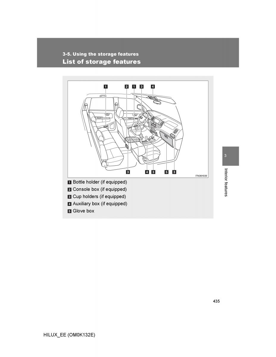 Toyota Hilux VII 7 owners manual / page 435