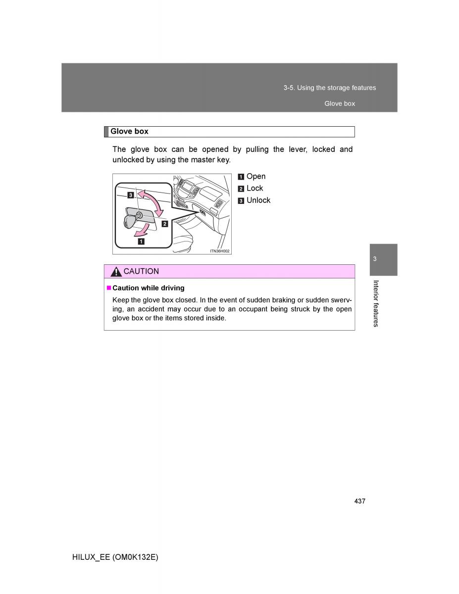 Toyota Hilux VII 7 owners manual / page 437