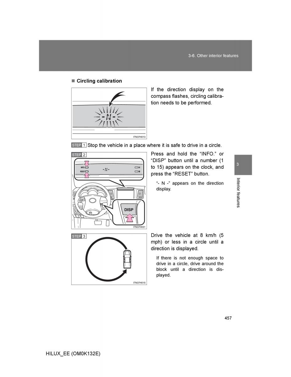 Toyota Hilux VII 7 owners manual / page 457