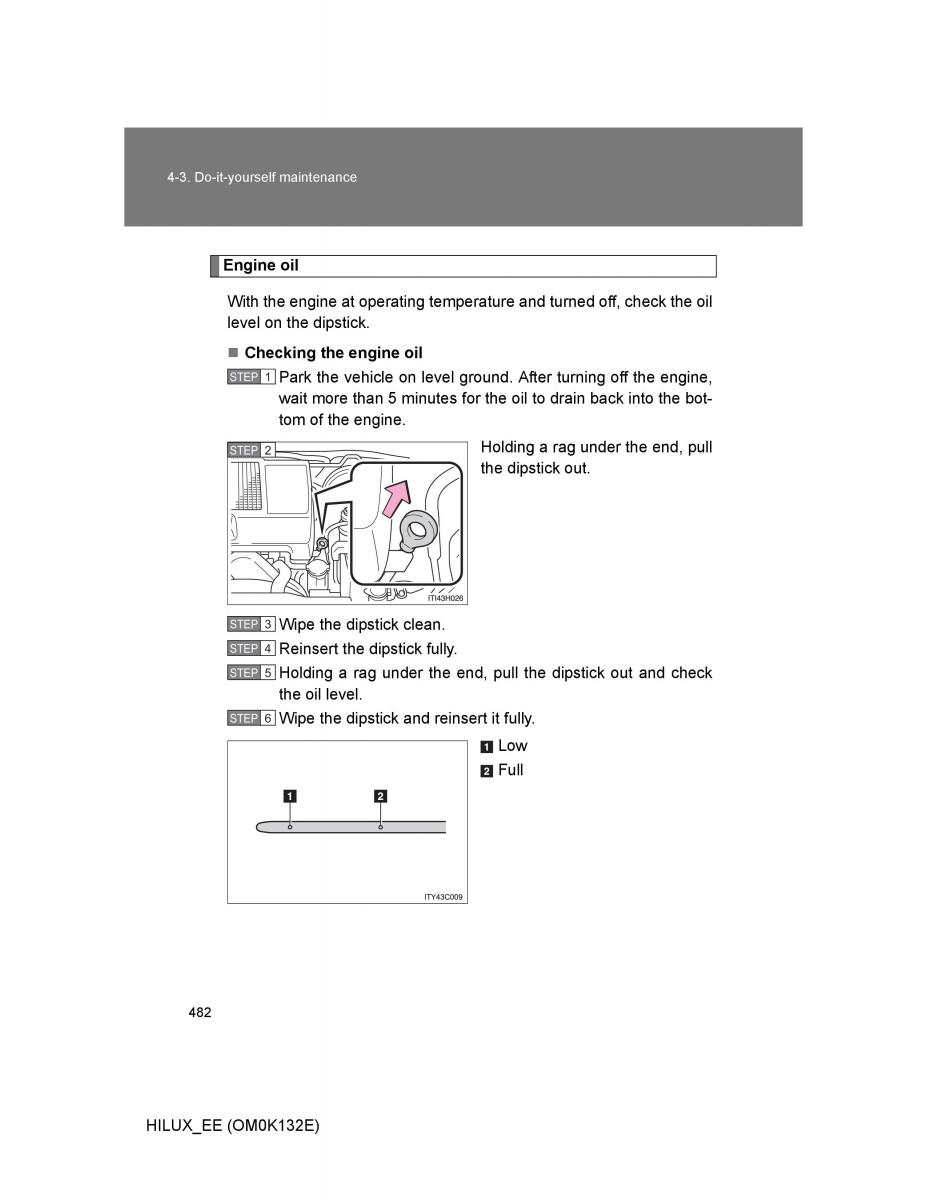 Toyota Hilux VII 7 owners manual / page 482