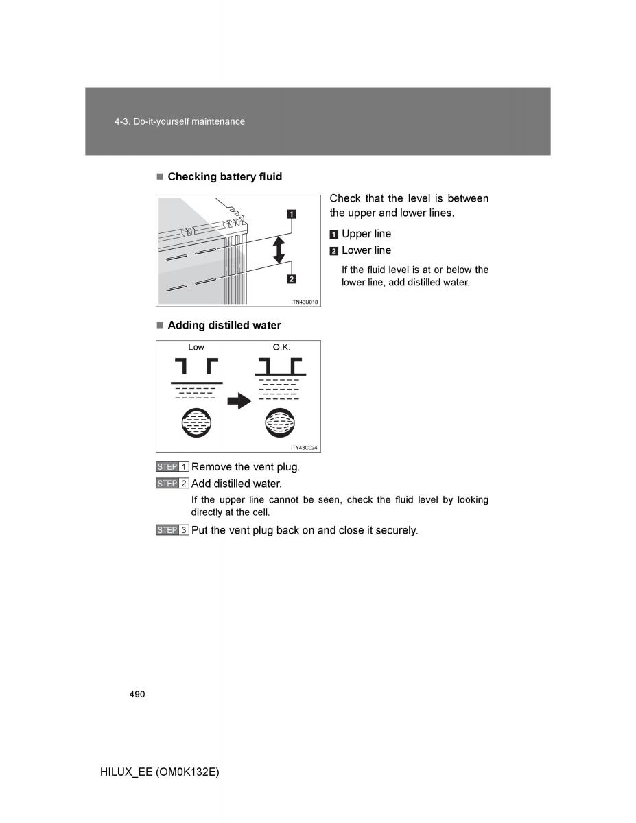 Toyota Hilux VII 7 owners manual / page 490