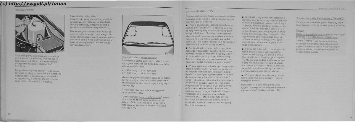 VW Golf II 2 MK2 instrukcja obslugi / page 31