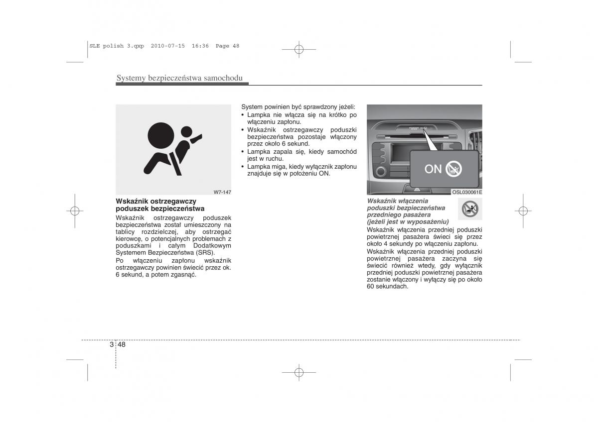 instrukcja obslugi  Kia Sportage III instrukcja / page 63