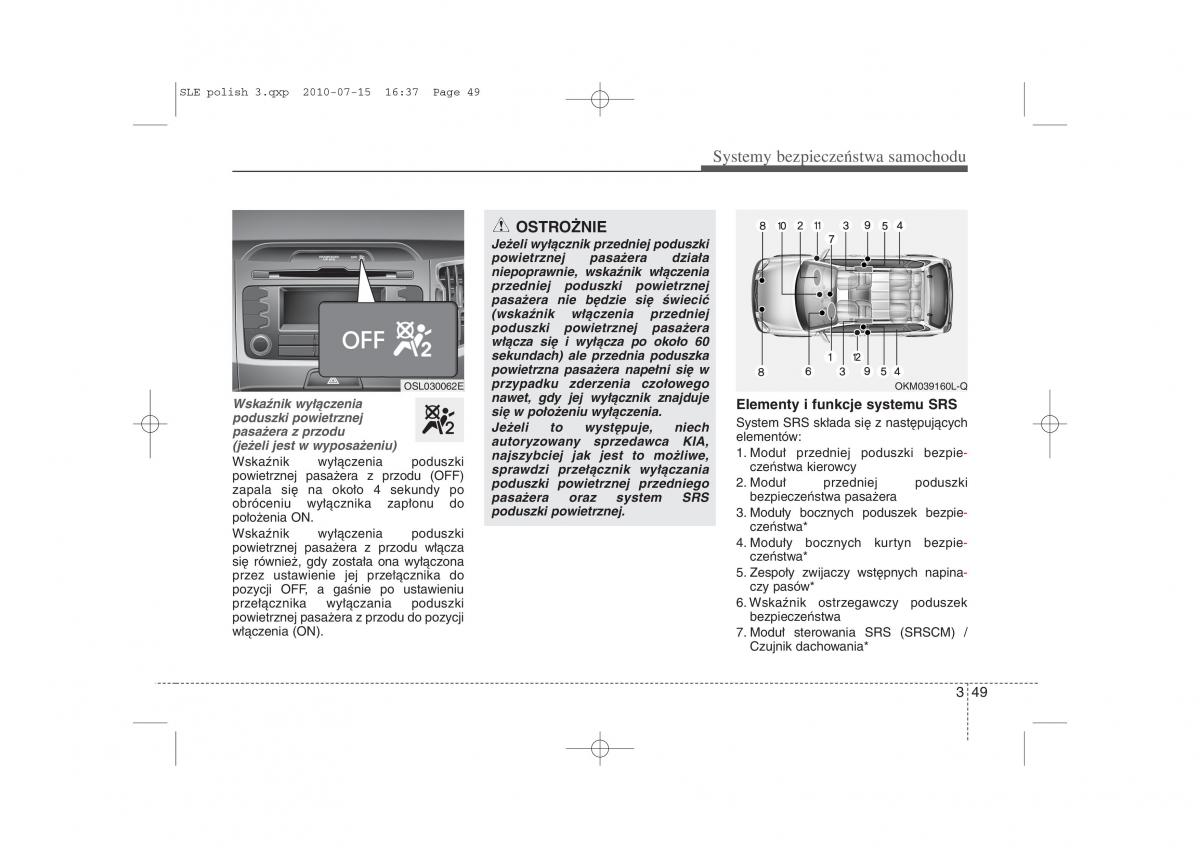 Kia Sportage III instrukcja obslugi / page 64