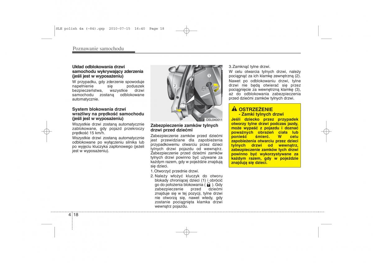 instrukcja obslugi  Kia Sportage III instrukcja / page 103