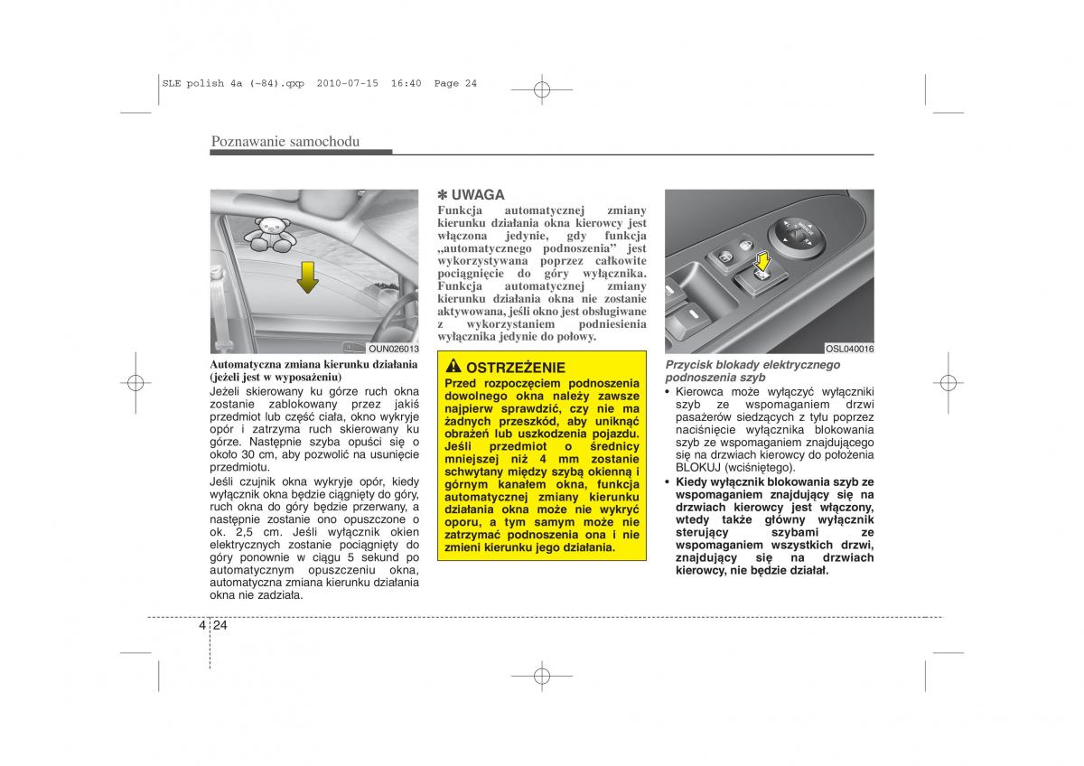 instrukcja obslugi  Kia Sportage III instrukcja / page 109