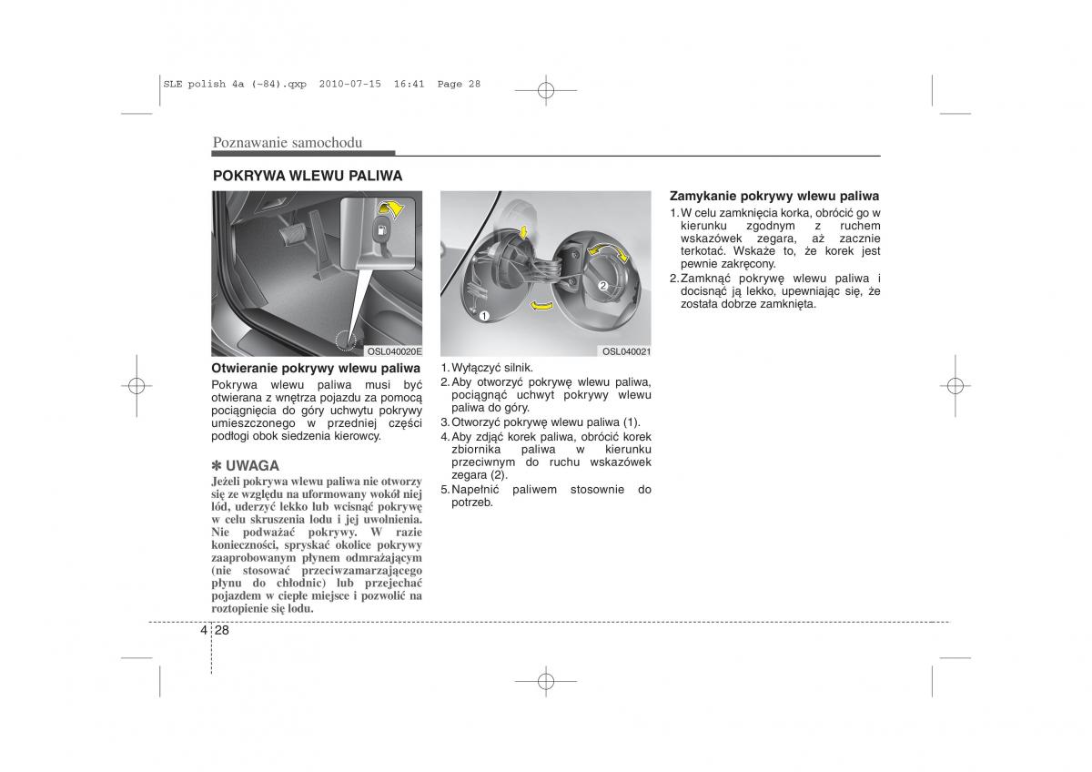 instrukcja obslugi  Kia Sportage III instrukcja / page 113