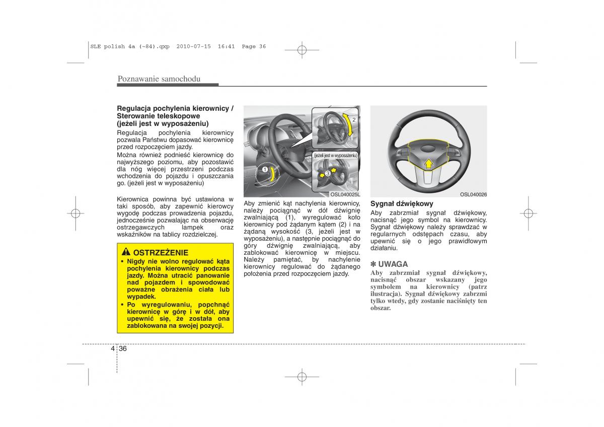 instrukcja obslugi  Kia Sportage III instrukcja / page 121