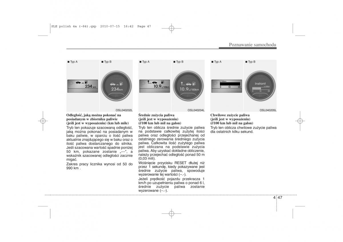 Kia Sportage III instrukcja obslugi / page 132